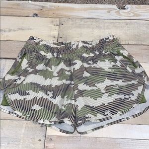 Graphic Camo Athletic Shorts